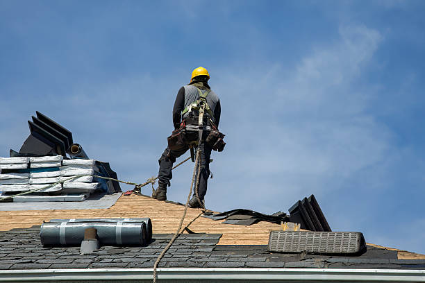 Professional Roofing technician working in Sparta, KY